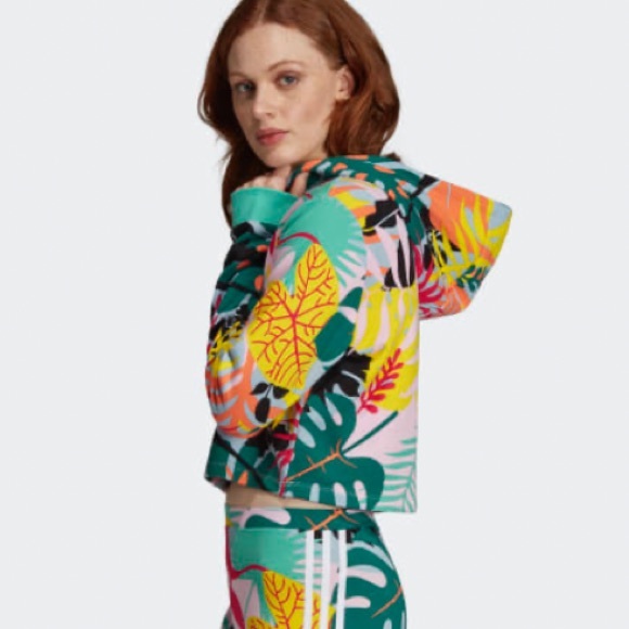 tropicalage cropped hoodie